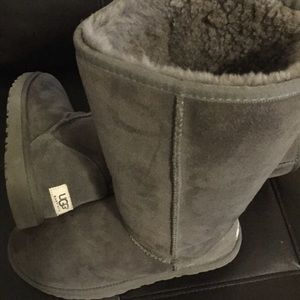 Women’s UGG -CLASSIC TALL II Gray-Size-8